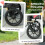 PawHut PawHut Foldable Pet Stroller for Large Dogs, Red/Black 5
