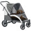 PawHut PawHut Foldable Pet Stroller for Large Dogs, Dark Grey 2
