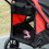 PawHut PawHut Foldable Pet Stroller for Large Dogs, Red/Black 6