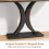 Tribesigns Table console Tribesigns Table d'entrée industrielle pour zone d'entrée, table d'appoint, 100 cm 4