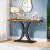 Tribesigns Table console Tribesigns Table d'entrée industrielle pour zone d'entrée, table d'appoint, 100 cm 7