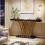 Tribesigns Console Tribesigns Table console dorée, 150 x 29,5 x 80 cm Table d'entrée moderne 7