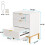 Tribesigns Tribesigns Bedside Table Modern Bedside Table, 65.5 cm High, Bedside Table with 3 Drawers (1 pc) 3