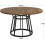 Tribesigns Tribesigns dining table 120cm, round kitchen table with wooden structure surface for 4 people 5