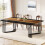 Tribesigns Tribesigns Dining Table 200 cm Rectangular Kitchen Table for 8-10 People 1