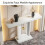 Tribesigns Tribesigns Console Table Narrow Entryway Table, 100x 30 cm Hallway Table with Pendulum Shape Base 4