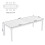 Tribesigns Tribesigns Dining Table 200cm Wooden Dining Table for 8-10, Industrial Rectangular Kitchen Table 2