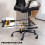 Homcom HOMCOM Mesh Draughtsman Chair, Ergonomic Drafting Chair, Black 6
