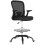 Homcom HOMCOM Mesh Draughtsman Chair, Ergonomic Drafting Chair, Black 2