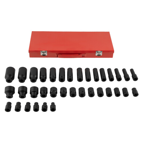 35pcs 1/2 inch Deep Impact Socket Tool Set Drive Strumento Presa di impatto Kit