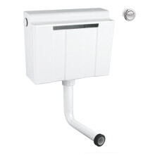 Grohe Concealed Toilet Cistern (Bottom Fill Only) with Dual Flush Push Button Chrome - 39053000 (39053 000)