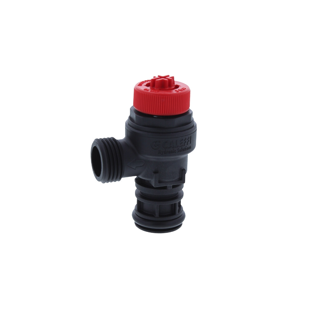 Worcester Bosch Greenstar Compact Boiler Amend Pressure Relief Safety Valve (PRV) Black & Red - 87186439890