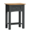 Mercers Furniture Mercers Corona Charcoal 1 Drawer Console Table - Solid Pine, Antique Waxed Top, Lower Shelf 2