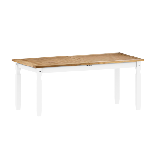 Mercers Furniture Corona White Large Extending Dining Table