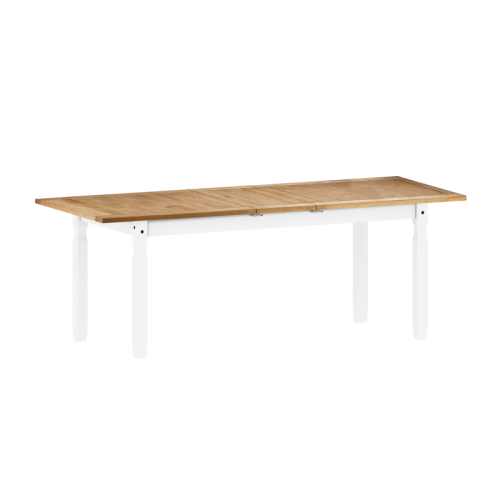 Mercers Furniture Corona White Large Extending Dining Table 1