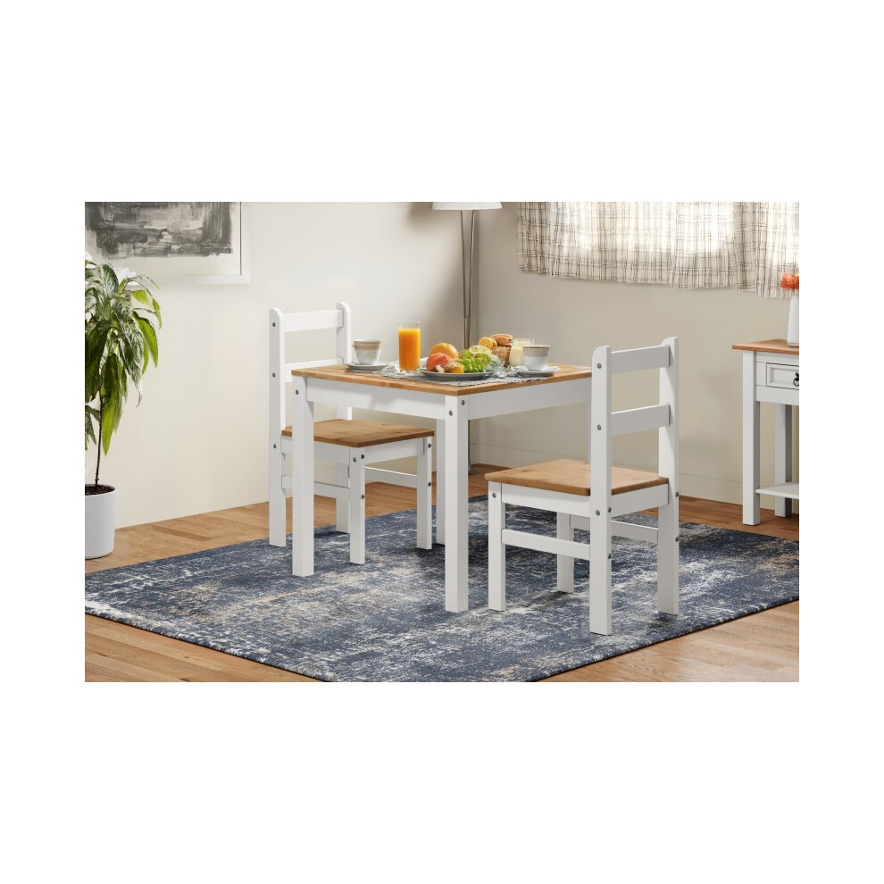 Mercers Furniture White Corona Rio Dining Set