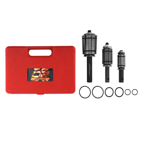 Exhaust pipe expander set 3-piece automotive tool pipe expander 29 mm - 87 mm
