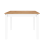 Mercers Furniture Corona White Budget Dining Table And 4 Chairs Set 4