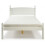 Mercers Furniture Corona White 4'6" Double Low End Bed Frame 6