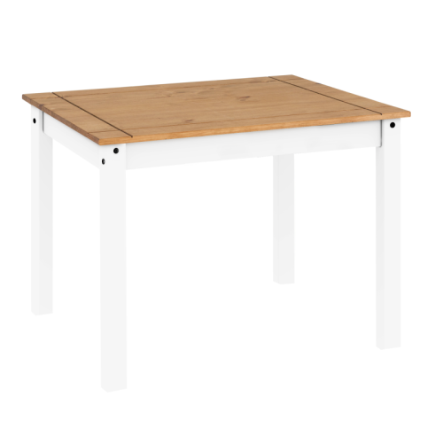 Mercers Furniture Corona White Budget Dining Table And 4 Chairs Set 2