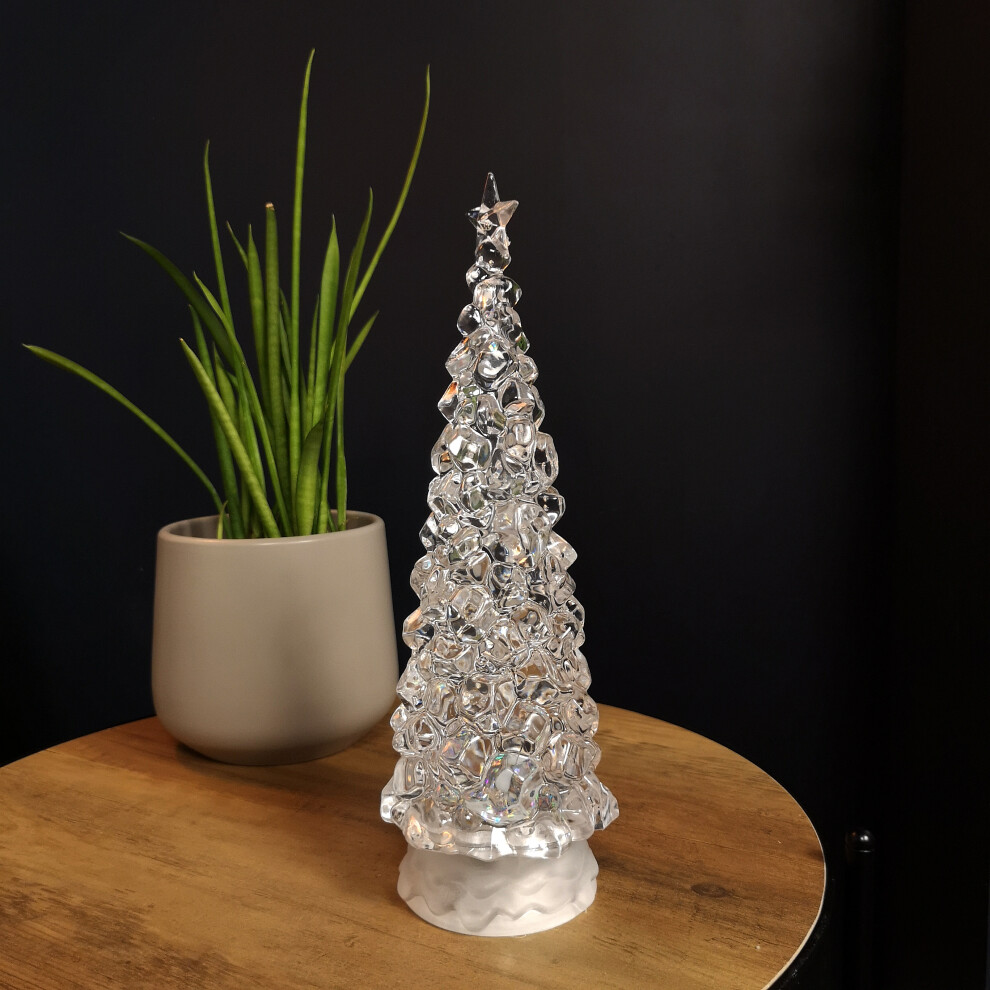 Samuel Alexander Led Water Spinner Christmas Tree With Colour Changing Leds 30Cm
