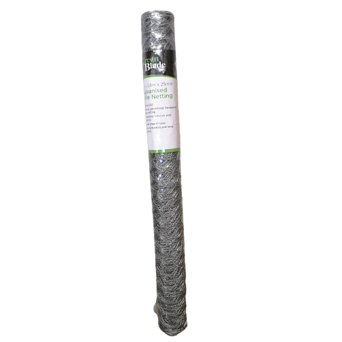 5m x 60cm x 25mm Galvanised Steel Chicken Garden Wire Netting / Fencing