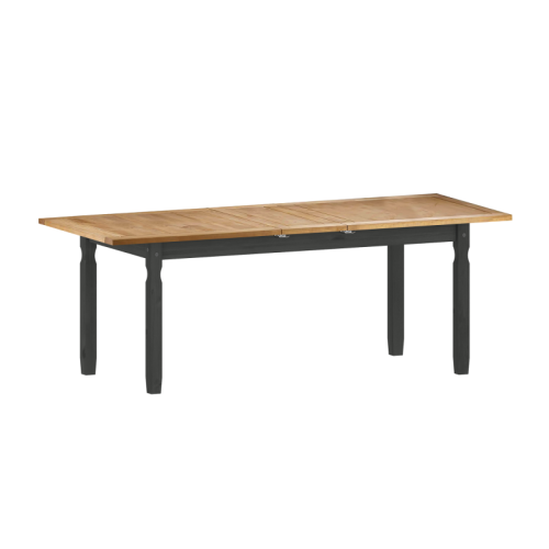 Mercers Furniture Corona Charcoal Large Extending Dining Table 1