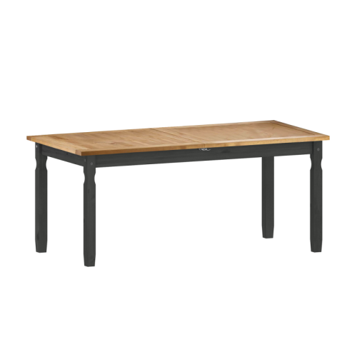 Mercers Furniture Corona Charcoal Large Extending Dining Table