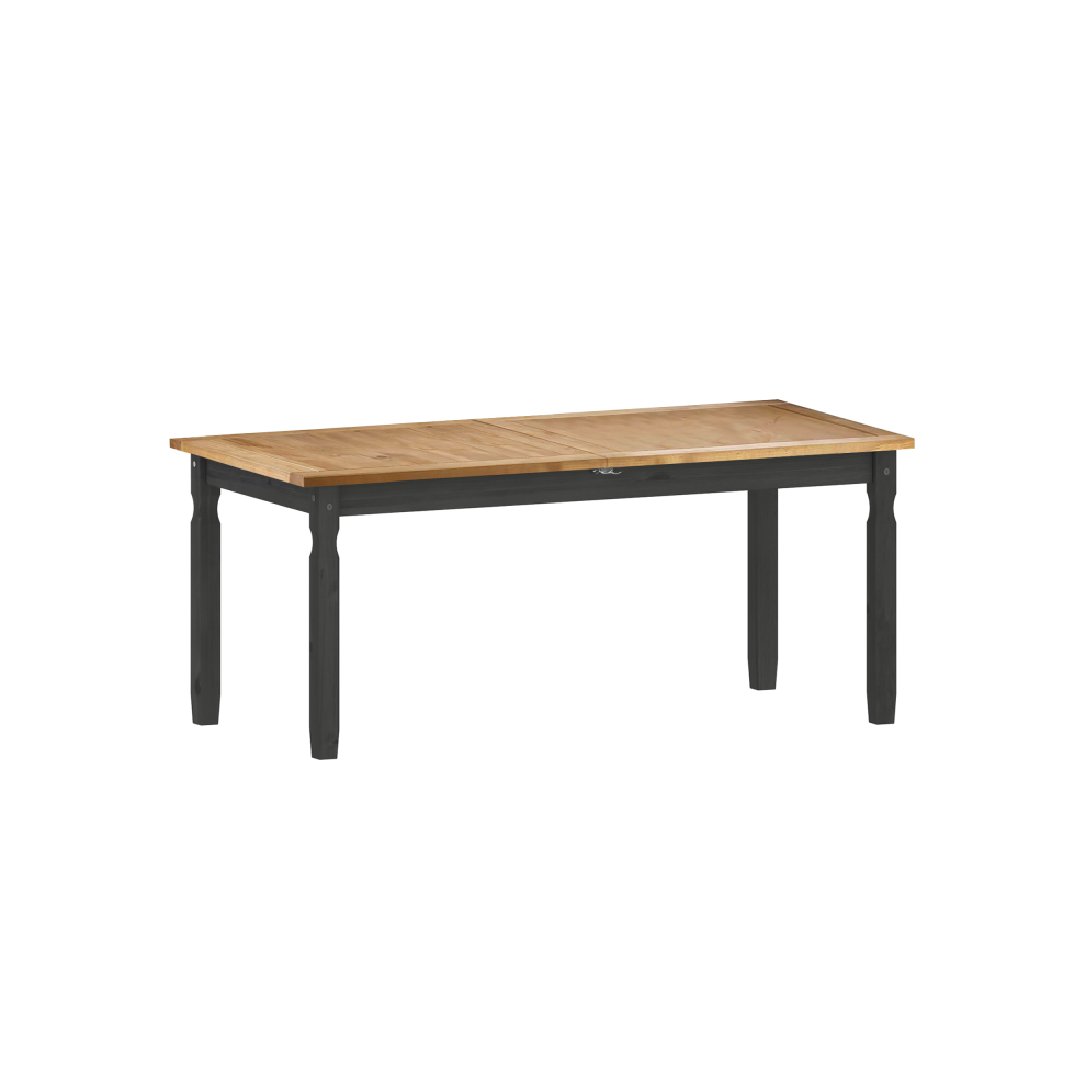 Corona Charcoal Large Extending Dining Table