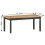 Mercers Furniture Corona Charcoal Large Extending Dining Table 3