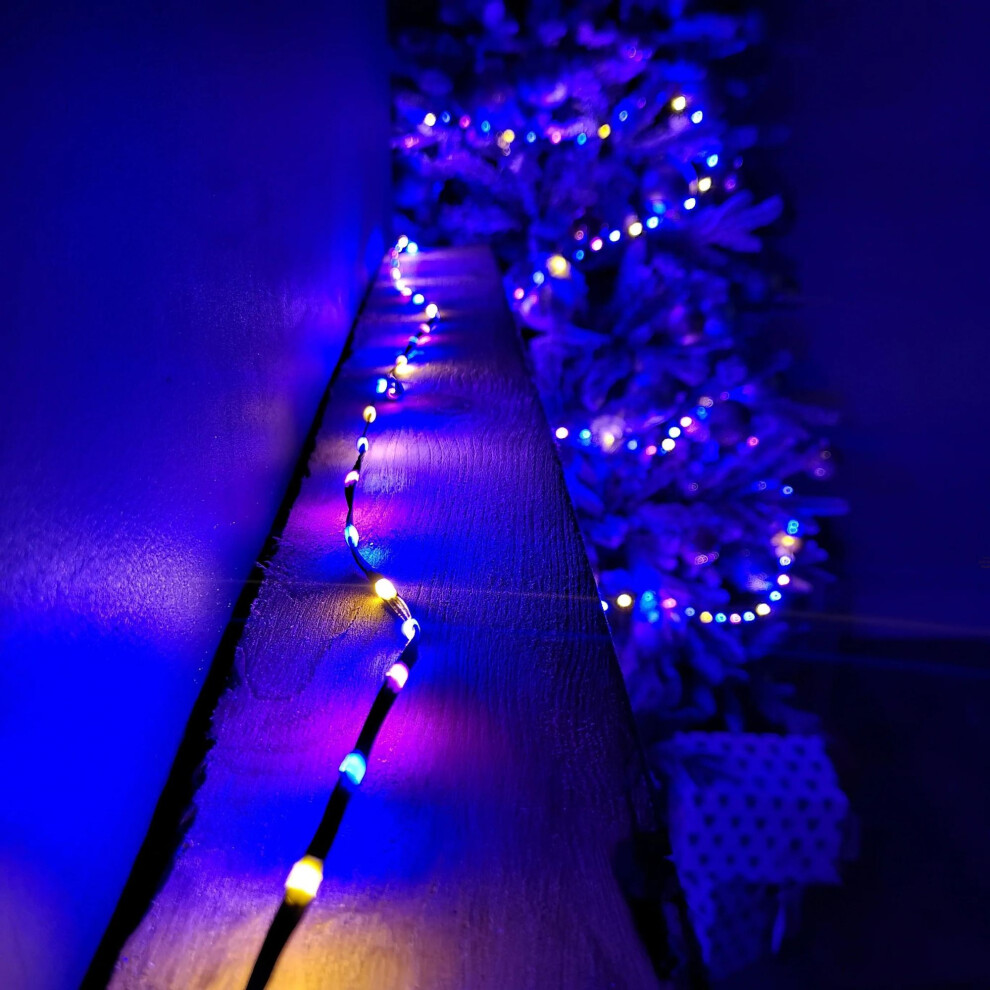 Samuel Alexander 17.5M Indoor Outdoor Flexibrights Christmas Lights With 500 Rainbowleds