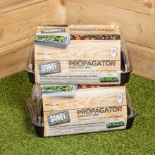 2 x 38cm Grostart Midi Seed Propagators – Unheated Indoor Seedling Trays for Year-Round Germination