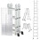 Samuel Alexander 3.46m Lightweight Aluminium Folding Multi-position Work Platform Ladder 1