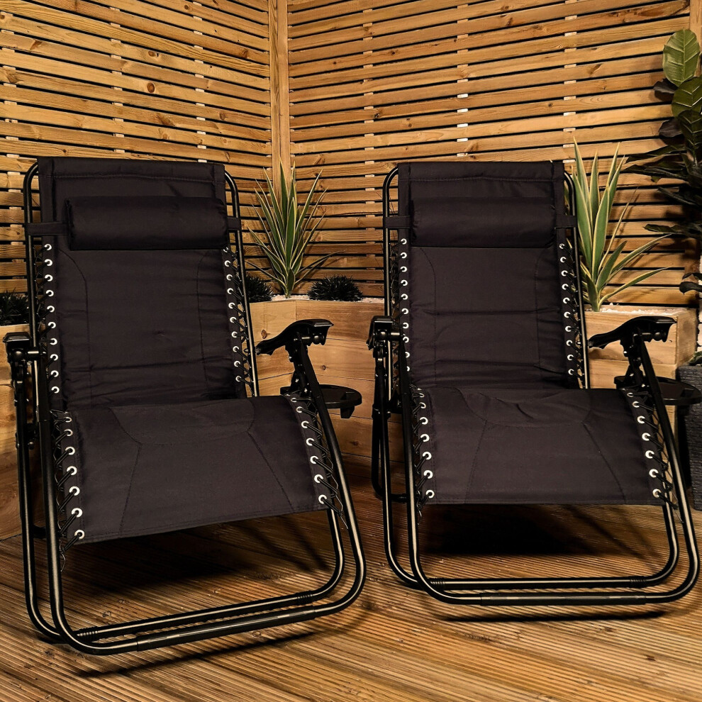 Metal Outdoor Lounge Chair with Cushions - Image 7