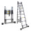 Samuel Alexander 5m Lightweight Aluminium Hinged Telescopic Extendable Multi-Position Ladder & Step Ladder 1
