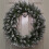 Samuel Alexander 60cm Snow Tip Christmas Wreath with 160 Bullet Tips 1