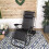 Samuel Alexander Black Multi Position Textoline Zero Gravity Garden Relaxer Chair Lounger 1