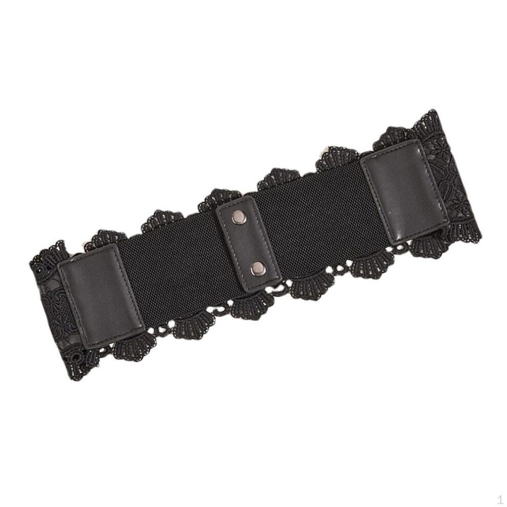 (S) Wide Corset Belts Elastic Waist Belt Ladies Waistband Fashion Stretch Womens Dress