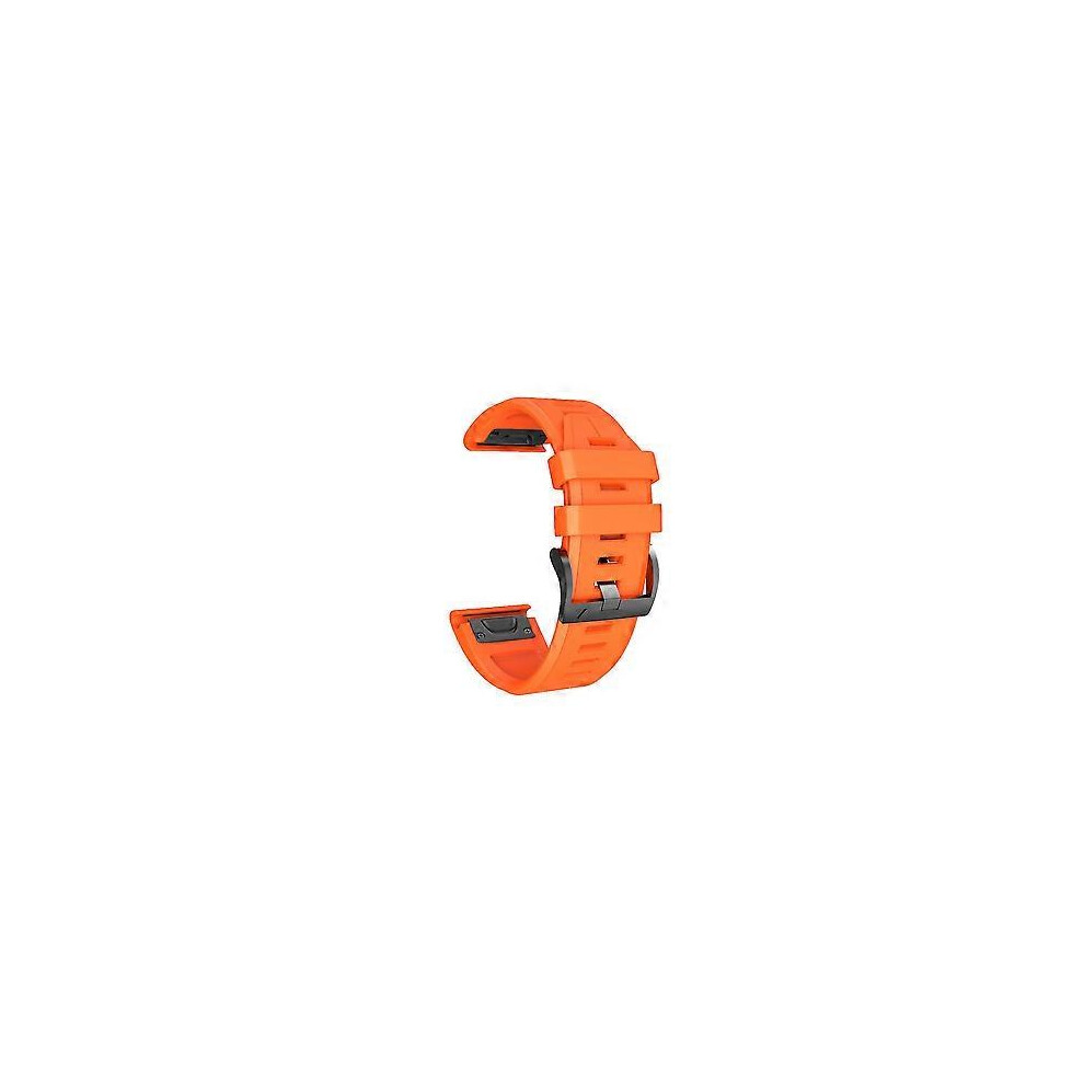 (26Mm, Orange) Replacement Strap For Garmin Fenix7/ Fenix6/Fenix5xplus, Silicone 22Mm/26Mm Smartwatch Wristband Blue,Orange 6963218063127