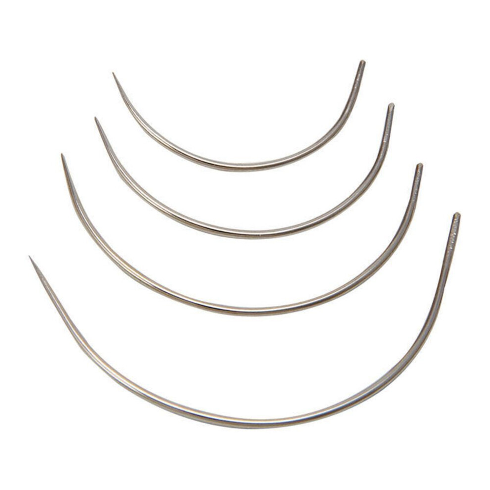 Needles Hand Sewing Upholstery Repair Kint Quilting 4pcs Curved 3 4 5 6cm