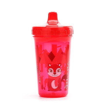 (red) New Fox Bunny Children Baby Infant Leak Proof Cup Training Drinking Cup 300ml
