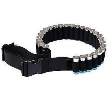 (Yellow, One size) Tactical fighter 27 shell belt bandolier gun calibre 12 holder shotgun cartridge belt military ammunition outdoor
