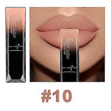 (J, One size) Matte Lipstick Lip Liner Set Velvet Nude Lipstick Lip Liner-Long Lasting Non-stick Cup Stay On 24 Hours Liquid Lipstick5ml
