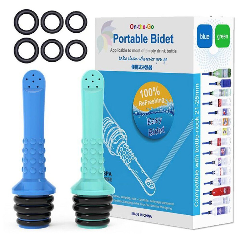 (multicolor, 2pcs) 2pcs Travel Bidet Peri Bottle Universal Travel Upside Down Bottle For Feminine Personal Post Partum Hygiene Care