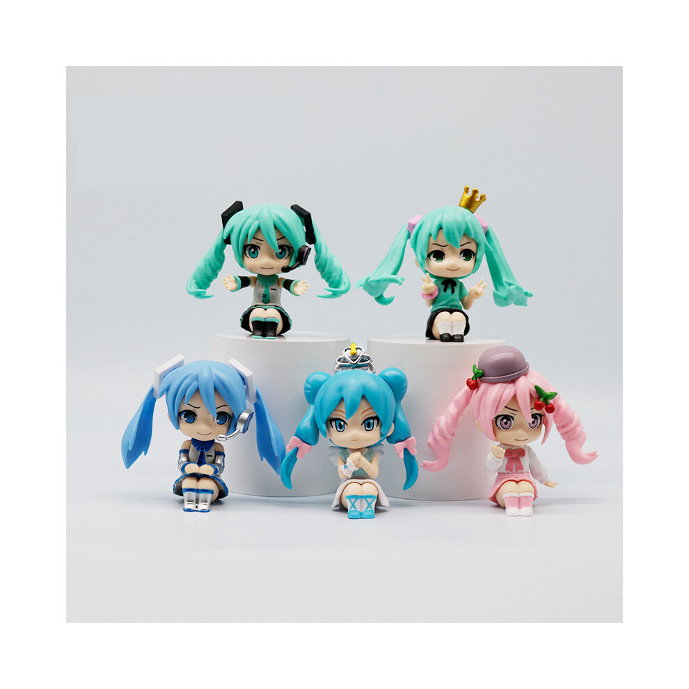 Action Hatsune Miku Figure Anime Doll Collectible Toy Model Kawaii Display Gift