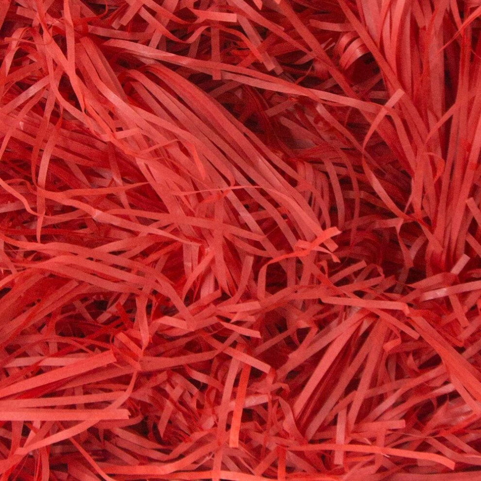 (red, 100g) 20g-100g Crumpled Colorful Raffia Paper Raffia Stuffing Diy Wedding Party Gift Box Candy Material Packaging Stuffing Decorations
