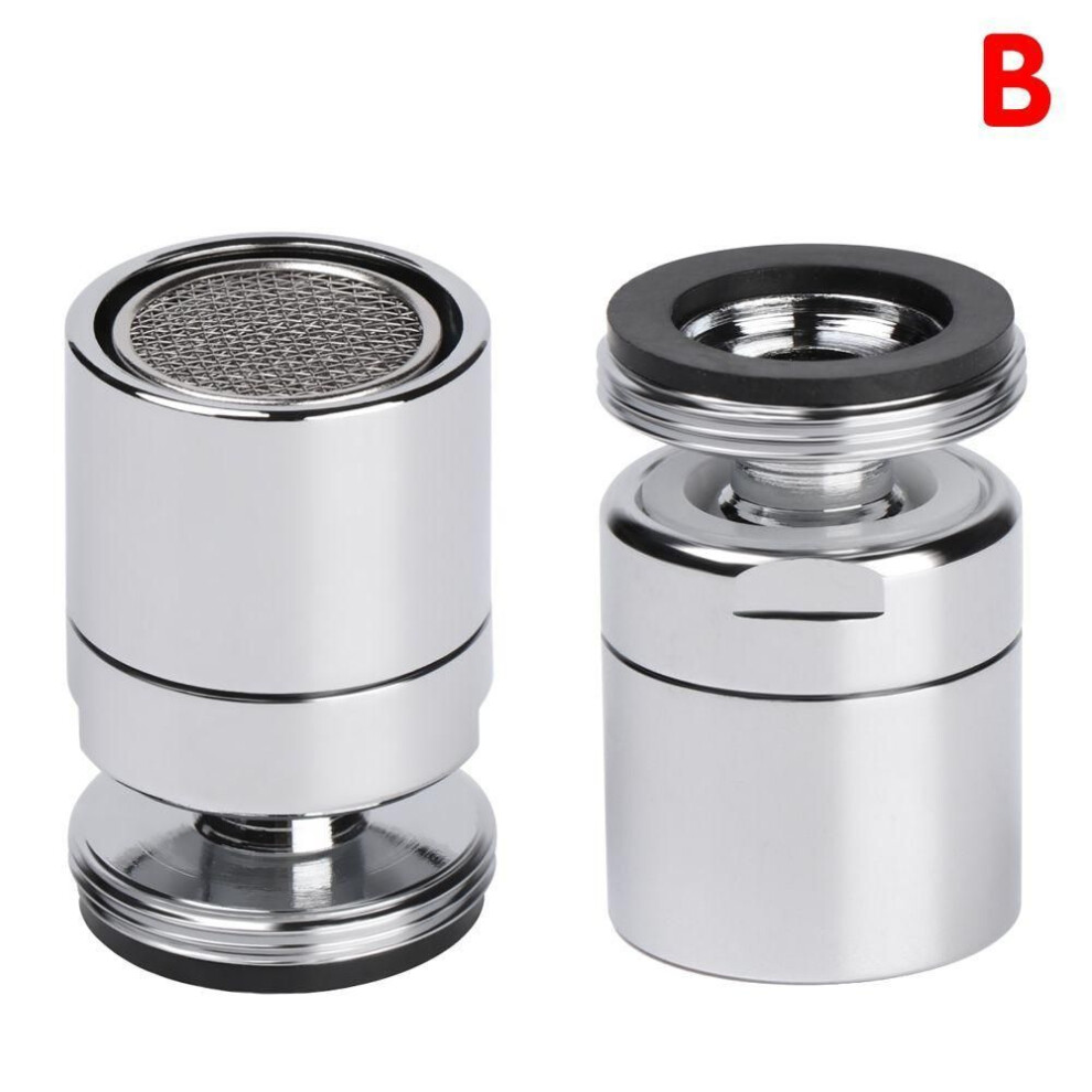(B) Hardware Connector Sprayer Kitchen Sink Mixer Swivel Tap 360 Degree Aerator Faucet Nozzle Tap Head