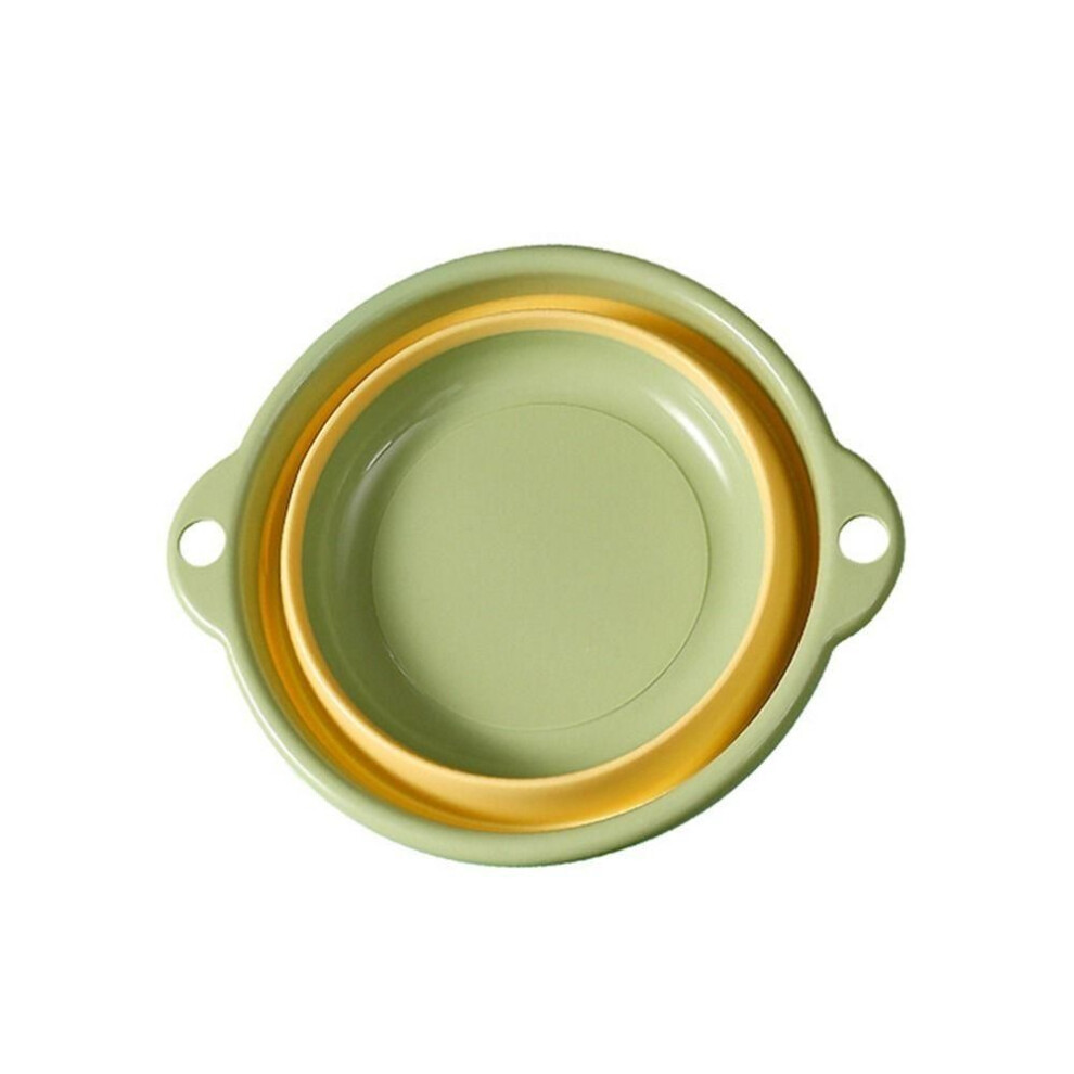 (green, M) Travel Kitchen Foldable Washbasin Washing Up Bowl Collapsible Wash Basin Portable Basins