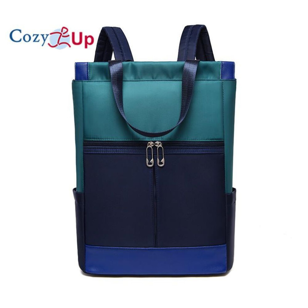 (green, 40x30x12cm) Cozy Up Women&apos;s Oxford Cloth Large Capacity Lightweight Handheld Casual Backpack