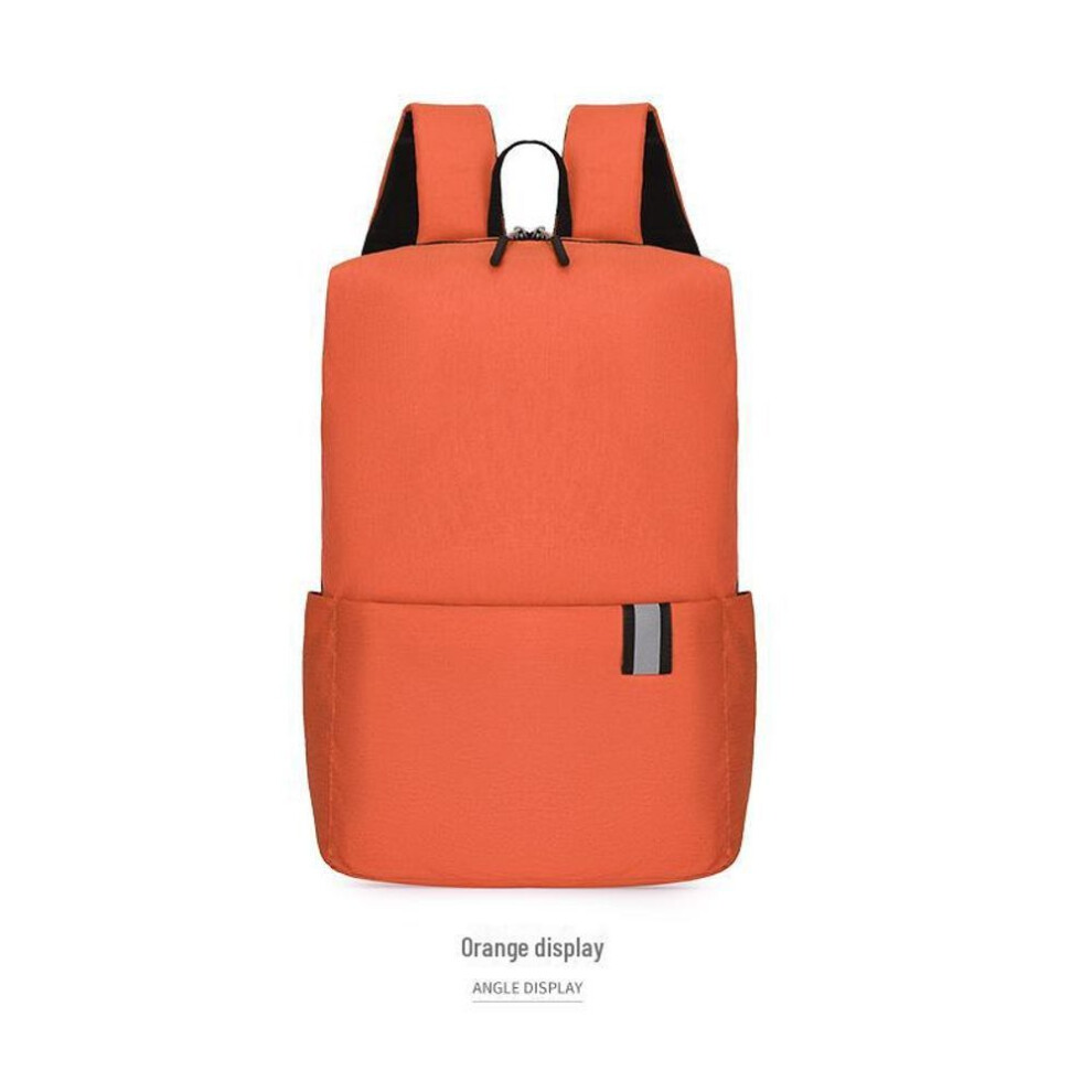 (orange, One Size) Customizable Colorful Backpack - Lightweight & Fashionable Travel Bag For Men And Women, Ideal For Students